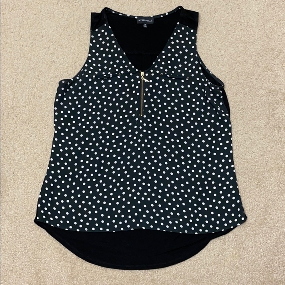 Polka dot tank